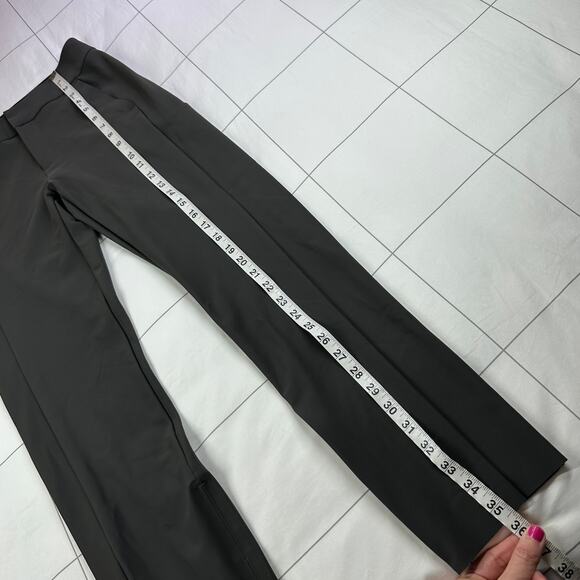 Athleta Pants Womens 4 Gray Green Stellar Trouser Pocket Athletic Casual Commute - Picture 11 of 12